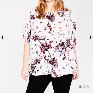 NWT Rachel Roy 3X Cape Top